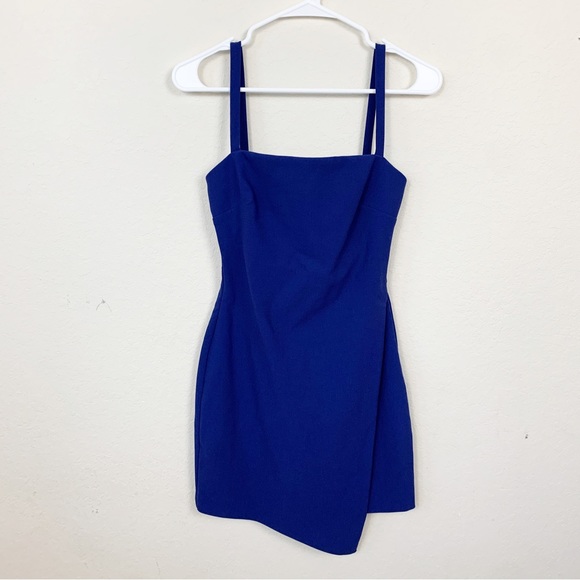 Likely Blue Mini Dress Faux Wrap Front Women's Size 2